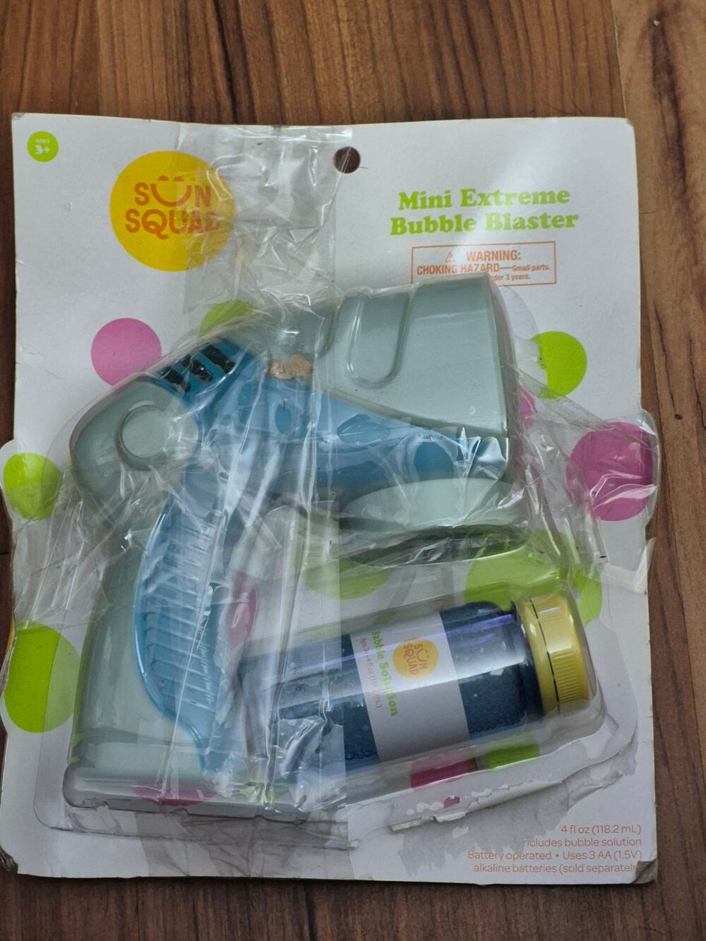 Target Mini Extreme‎ Bubble Blaster with 4 fl oz Play Sprinkler w/ Bubble Mix s1